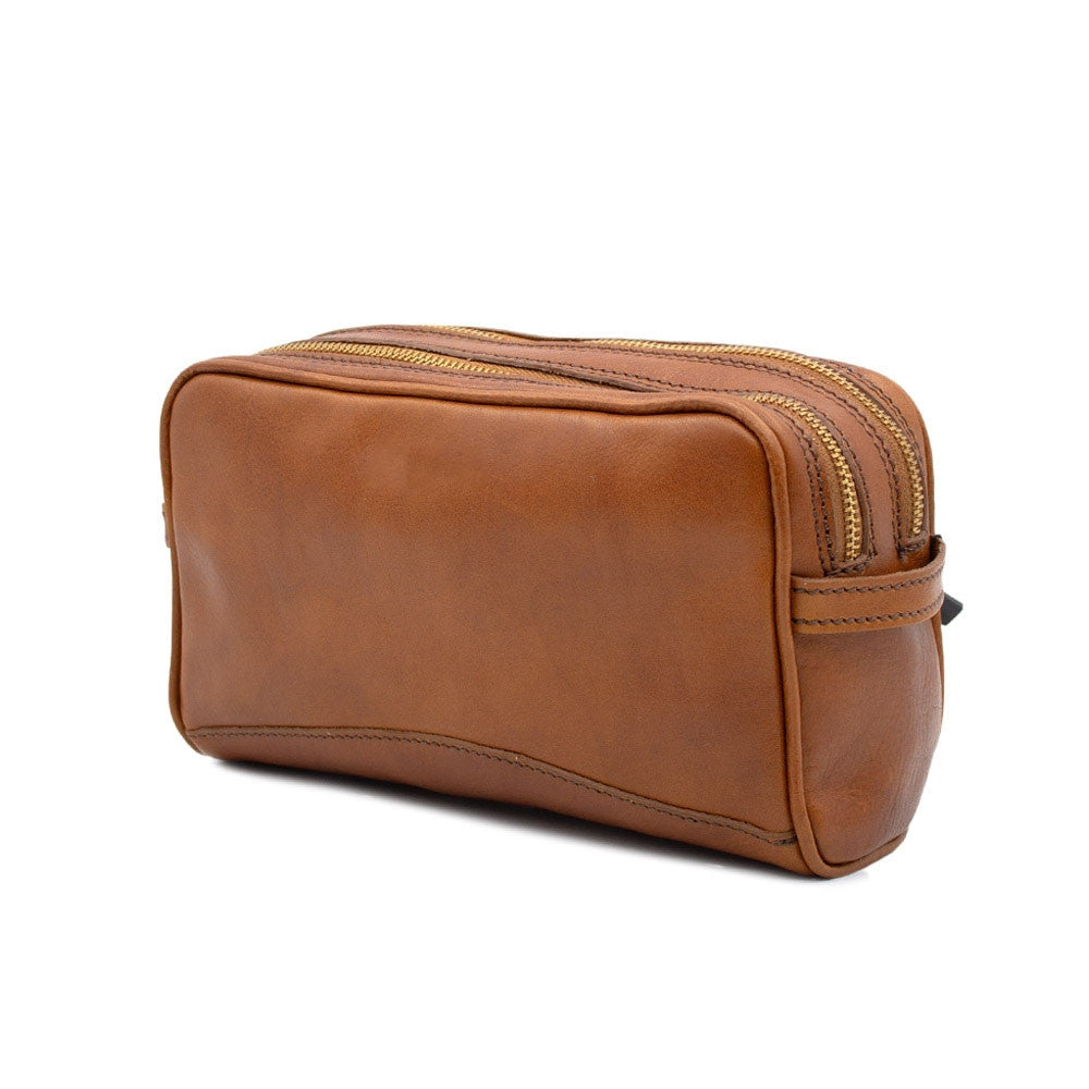 Beauty Case da Viaggio in pelle doppio scomparto MAR-4401