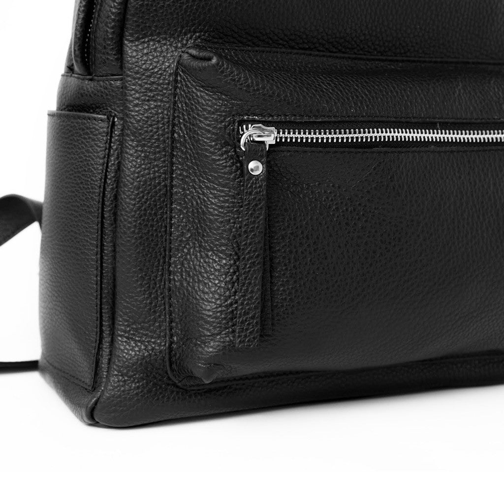 Giovanni Zaino in Pelle con tasche e bretelle regolabili