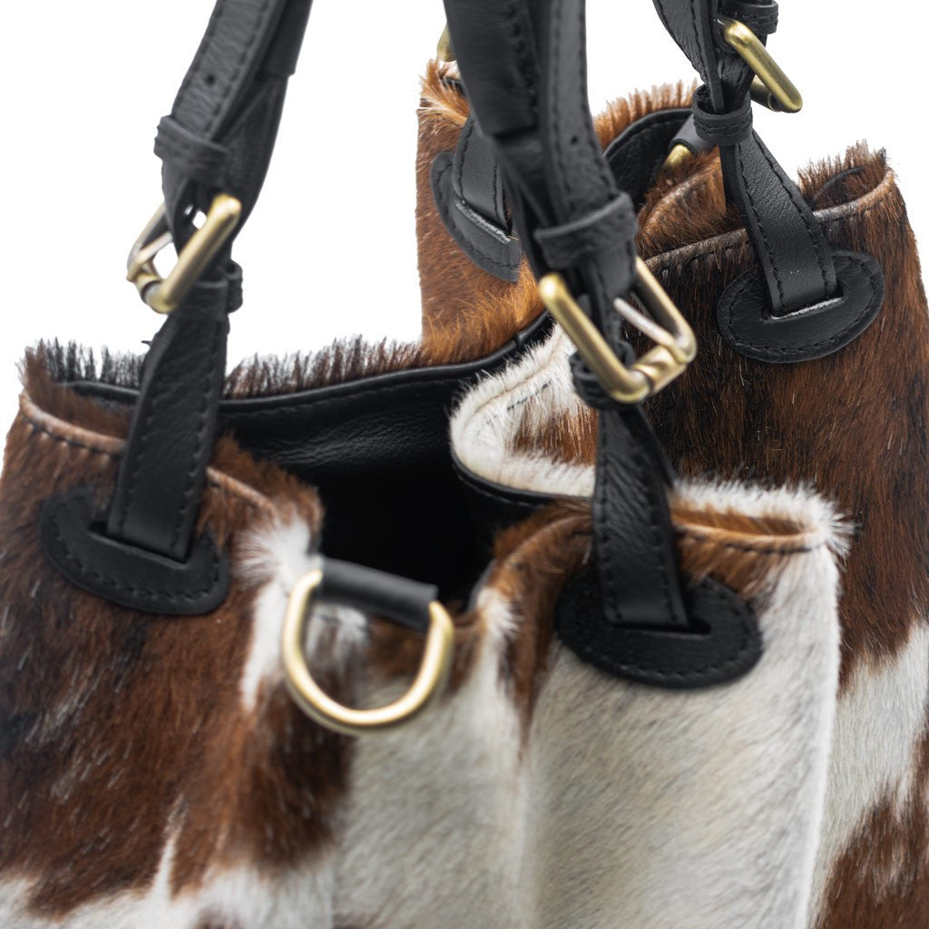 GRAZIA M Cavallino Borsa a Spalla con Tracolla Mucca