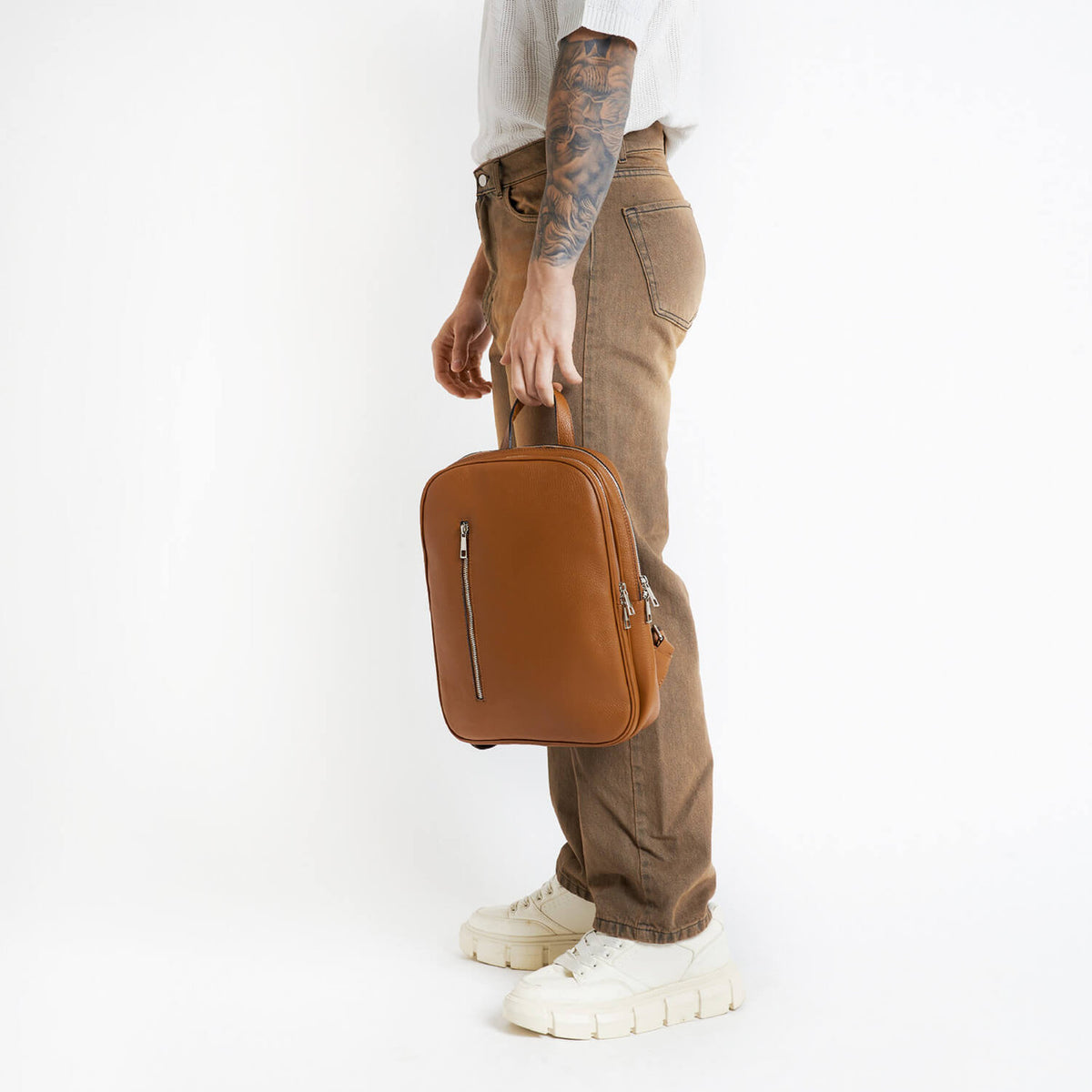 ALEX Zainetto in pelle misura Media