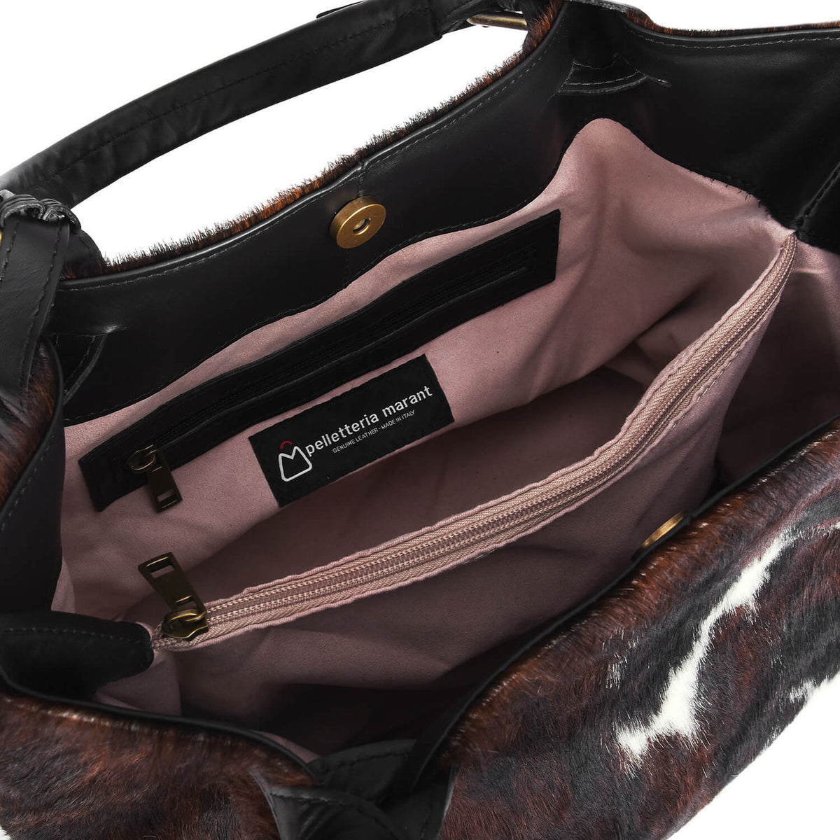 GRAZIA M Cavallino Borsa a Spalla con Tracolla Mucca
