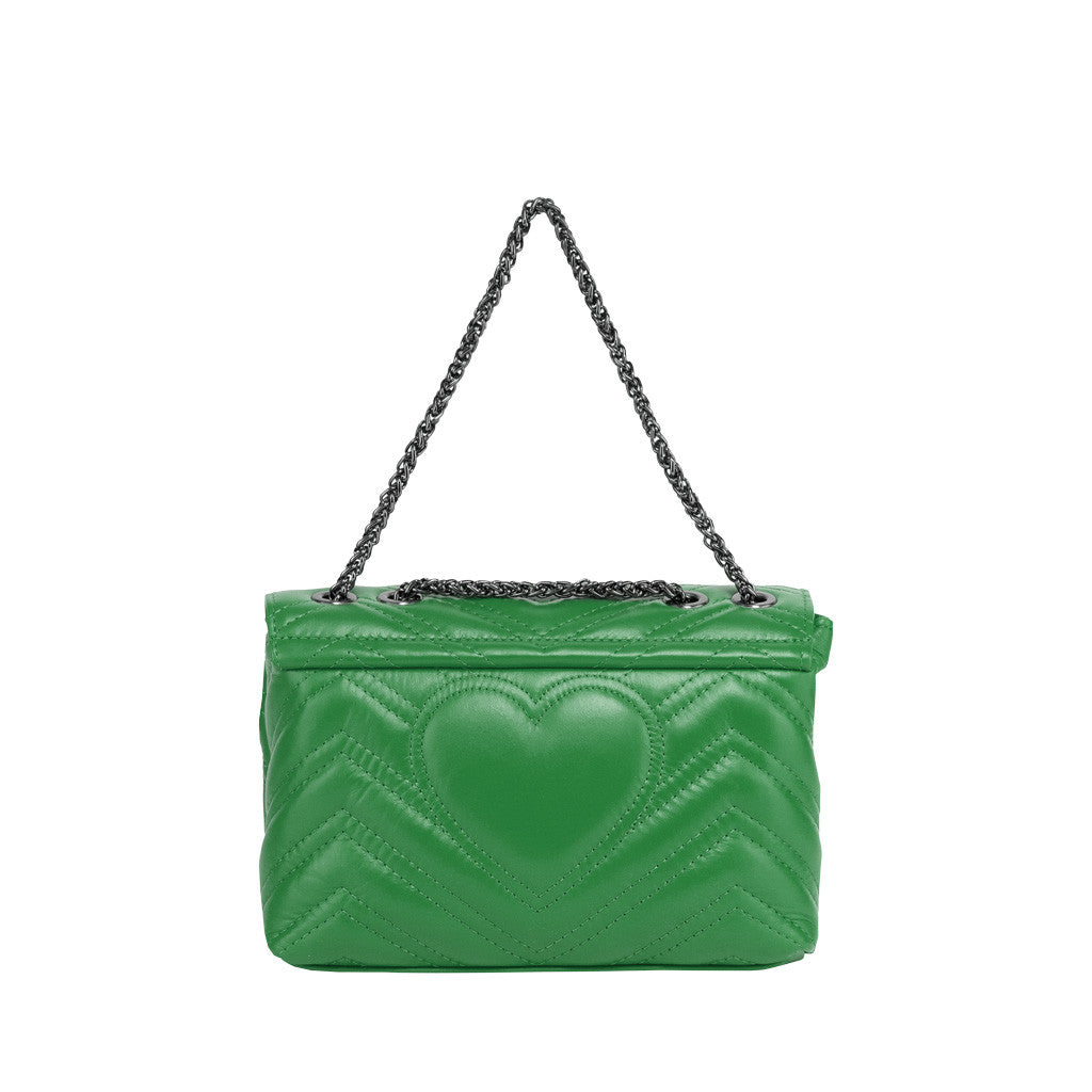 LUCREZIA SMALL Borsetta in pelle matelassé con catena