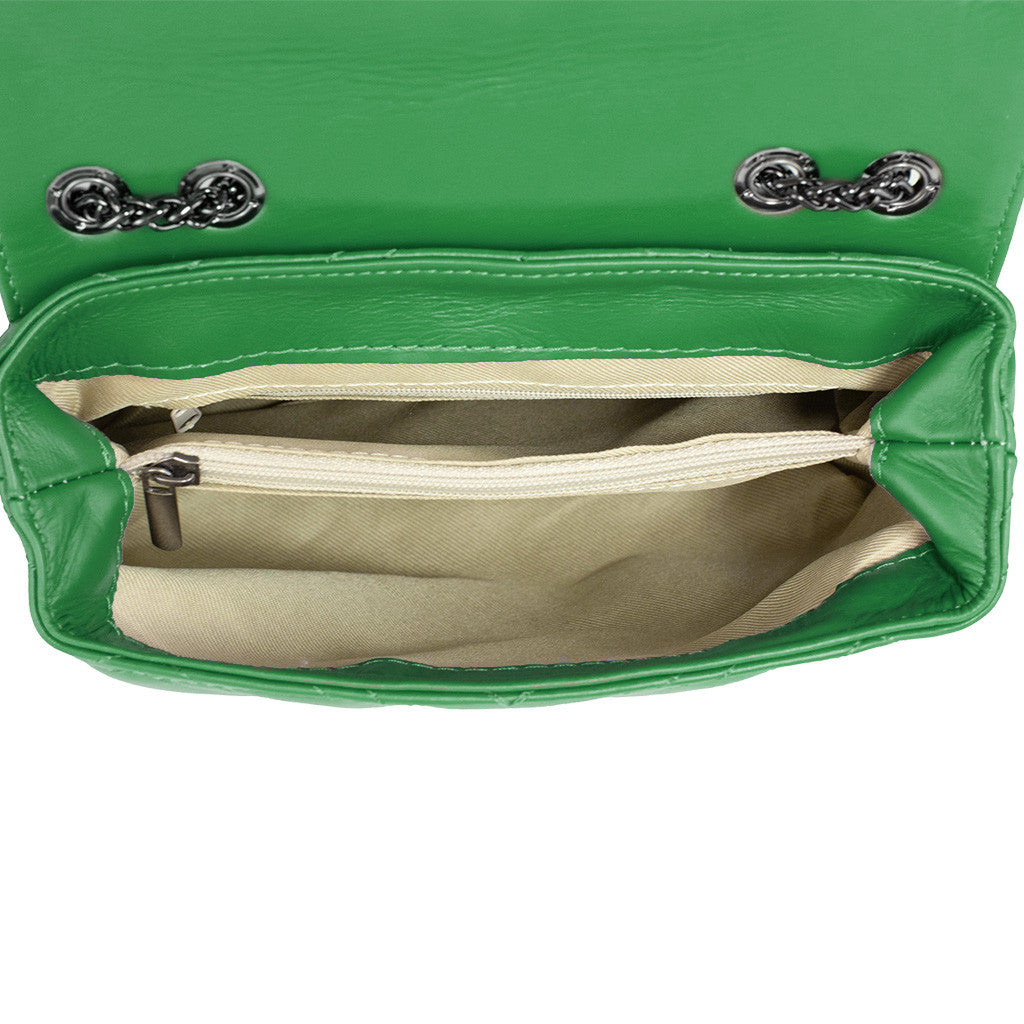 LUCREZIA SMALL Borsetta in pelle matelassé con catena