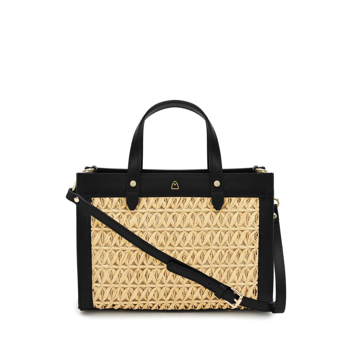 MAYA RAFIA TR Borsa con tracolla regolabile