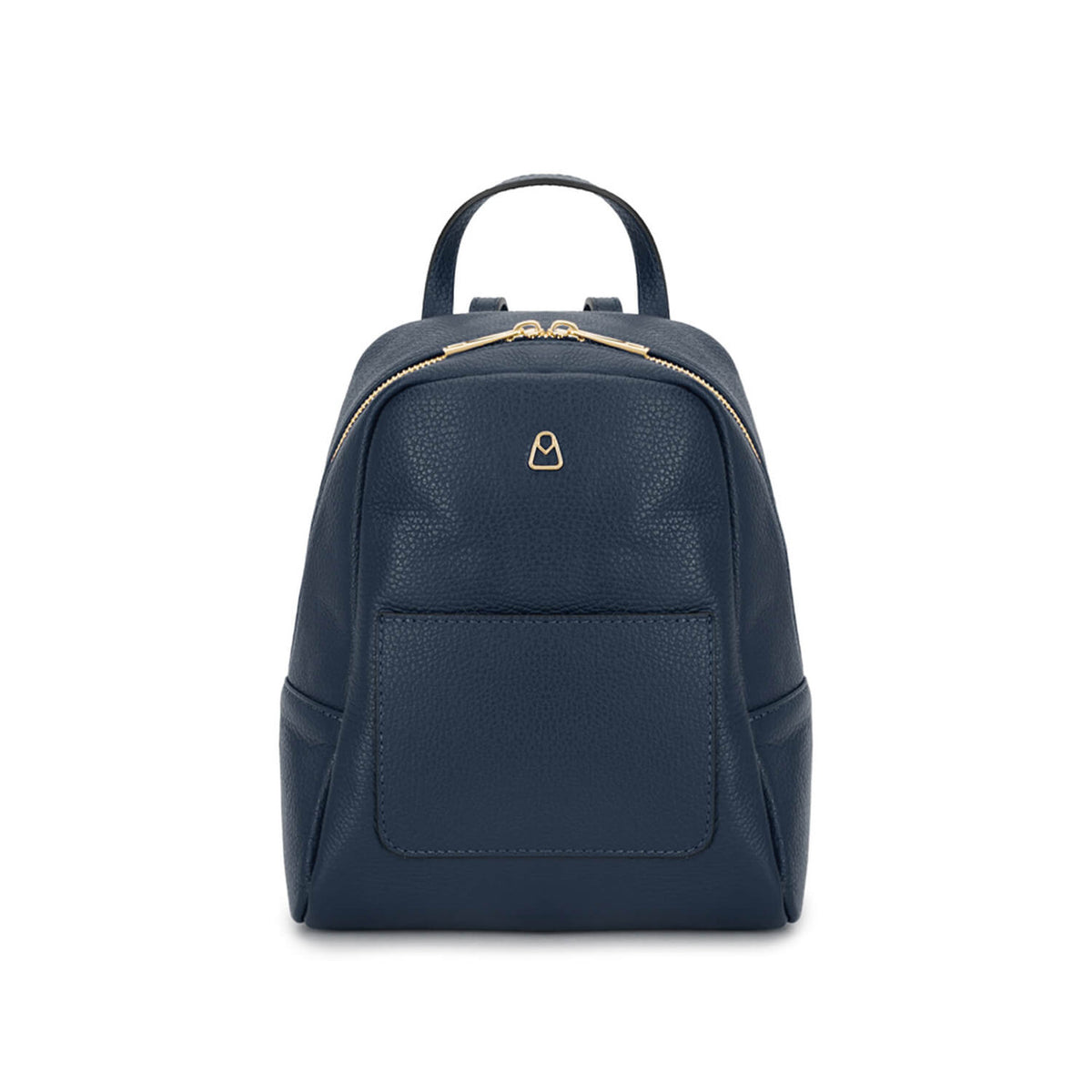 ELETTRA SMALL Zainetto donna in pelle doppia zip con spallacci regolabili