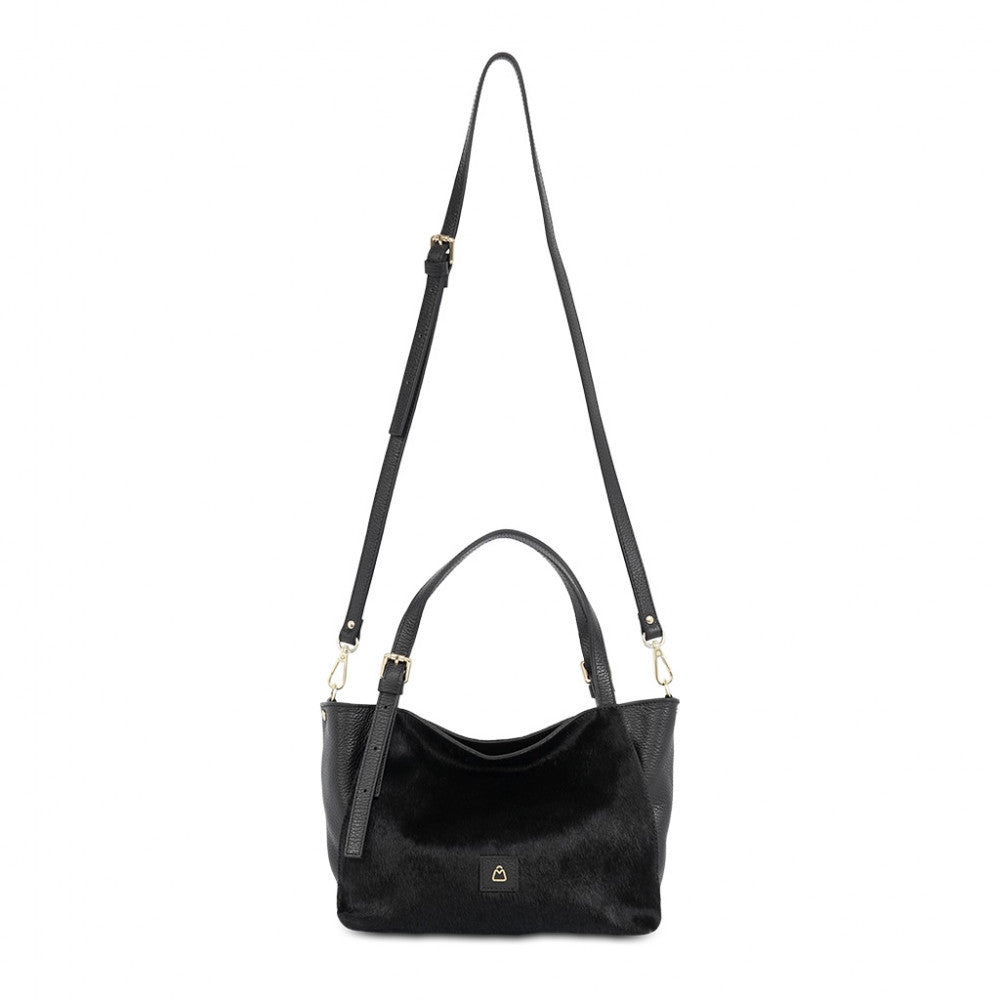LUDMILLA SMALL ANIMALIER Borsetta a spalla in pelle con tracolla